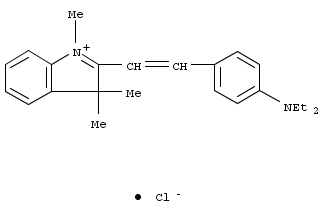 3H-Indolium, 2-[2-[4-(diethylamino)phenyl]ethenyl]-1,3,3-trimethyl-, chloride (1:1)